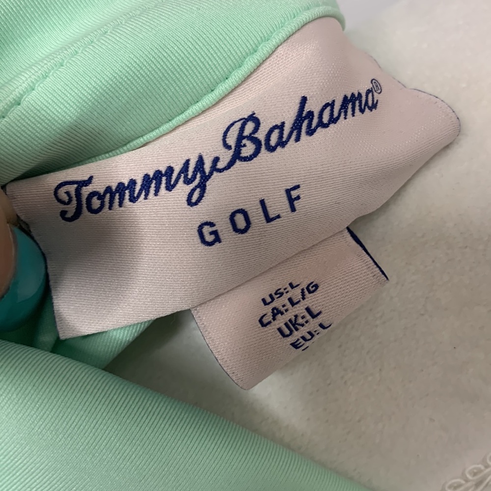 Tommy Bahama NWT Cool Green Sleeveless Golf Shirt Size L - Picture 7 of 9